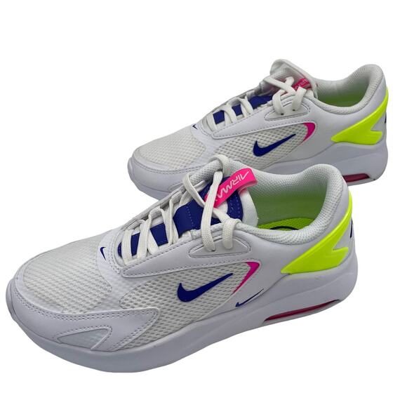 Nike Air Max Excee Sneakers Women’s Size 6 White Neon DD2975-100 Running Shoes - Picture 2 of 8